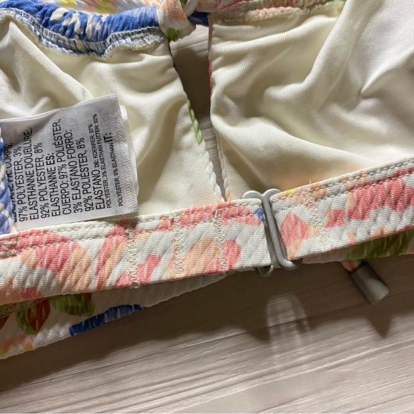 Billabong 🌼 Floral Coco Bralette Ruched Bikini Top - Picture 10 of 13